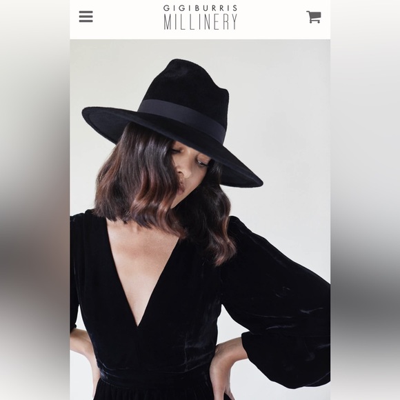 GIGI BURRIS MILLINERY DRAKE | CHOCOLATE HAT - Picture 9 of 9